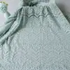 Tela de encaje Flores Cortadas Delgada Suave Moda Vestido de Boda Cortina Tela de Fondo Accesorios Hecho a Mano DIY Tela