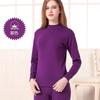 Roupas e Calças de Outono de Algodão Puro Conjunto de Roupa Interior Térmica Fina Gola Redonda Jovem de Meia-Idade Meia-Idade Homens e Mulheres Base de Inverno