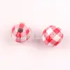 Cuentas Cuadros de Color Hechas a Mano Personalizadas 16mm20mm Cuentas Redondas Perforadas Manualidades Decorativas Cuentas Cuadros Fábrica