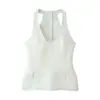 Moda Casual Feminina Nova Primavera 2026 Aliexpress Transfronteiriço Blusa Regata Casual Gola Halter Slim Fit Sem Mangas