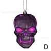 Pendente para Interior de Carro, Mochila, Chave Halloween Caveira Plana Decoração de Casa