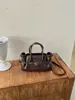 Comercio Exterior Transfronterizo Otoño/Invierno Nuevo Bolso de Mano Pequeño de Alto Valor Moda Femenina Lujo Ligero Retro Viaje Diario Bolso de Hombro Cruzado