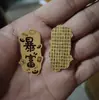 Adesivo de Telefone de Ouro Puro 999 para Riqueza, Folha de Ouro de 2mg para Atrair Riqueza, Brinde Promocional de Loja de Ouro, Pequeno Presente de Ano Novo