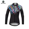 Ropa de Ciclismo de Otoño Xingheng para Mujer Nueva Ropa de Ciclismo Transpirable y Pantalones Ropa de Ciclismo Estampada Tops Largos