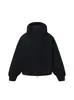 Chamarra de Invierno Blanca Disfrazada Nanxia con Cuello Ancho Alto con Capucha de Plumas para Pareja Abrigo Alto con Capucha a Juego para Hombre