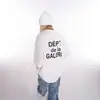 Ftf Galería Básica Dept Calle Principal Americana Estampado de Letras Manga Corta Moderno Ins Moderno Camiseta Blanca