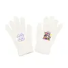 Gorro + Guantes 2025 Amazon Nuevo Drama Coreano Personaje de Dibujos Animados Estampado Gorro de Punto Gorro de Lana Gorro Cálido