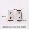 Porca de Solda com Dente Interno de Ferro de Fábrica Plug Interno para Tubo Quadrado Fêmea Manga de Ferro Dente Interno Acessórios de Estrutura de Ferro