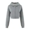Conjunto Deportivo Casual de Tres Piezas Dulce y Picante: Sudadera con Capucha Corta de Manga Larga, Camisola Capa Base, Pantalones Largos de Pierna Ancha de Cintura Alta para Mujer