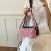 Bolso Baguette de Lunares Estilo Coreano para Mujer, Nuevo Bolso de Bowling de Gama Alta 2026, Bolso de Hombro para Viajar