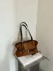 Bolsa de ombro de nicho coreana para mulheres, nova moda, bolsa tote de design de grande capacidade, bolsa de ombro vintage para o dia a dia