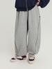 Pantalones Deportivos Holgados a Rayas con Bloques de Color para Niñas Pudding Haru Otoño 2025 Nuevos Pantalones Jogger para Niños