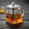 Nueva jarra de cristal para té, tipo copa de la justicia, para juego de té Gongfu, usada para preparar té, con filtro y textura transparente
