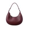 Bolsa Transversal de Mão Meia Lua Feminina Nova Tendência Transfronteiriça 2025 Moda Luz Luxo High-End Portátil Bolsa de Ombro