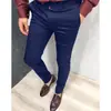 Novas Calças Casuais Formais Masculinas Estilo Europeu e Americano com Decoração de Bolso Falso, Populares na Wish, Aliexpress e Amazon, Atacado