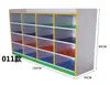 Estante para Jardim de Infância Armário Combinado de Brinquedos Infantis Armário de Armazenamento com Formato de Desenho Animado Armazenamento de Madeira Placa à Prova de Fogo Estante de Livros