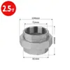 Acero Inoxidable 304 Rosca Interna Junta Giratoria Roscada Fundición Doble Rosca Interna Boquilla de Aceite Junta Giratoria Interna 4/6 1 pulgada