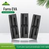 Preto alto elástico impermeável anti-colisão eva espuma forro suporte interno pe espuma folha cr espuma tira gaxeta atacado
