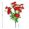 Flores de Crisântemo Artificiais, Margaridas Frescas e Simples para Casamento e Decoração de Casa, Arranjos Florais e Adereços de Fotografia
