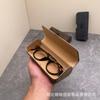 Estuche para gafas nuevo estuche de moda para gafas de sol caja de almacenamiento avanzada compresión alto valor de color sensación avanzada LOGO GRATIS