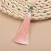 Borla de 12 cm de Púa de Hielo Seda Ropa Larga Hueca Borla Decorada Colgante de Púa Bolsita Borla Colgante Pequeño Borla Púa