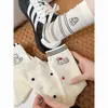 Calcetines largos finos de gato lindos para primavera, antiolor, calcetines blancos lindos apilables, calcetines de malla transpirables, a la moda, versátiles