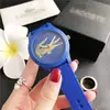 Caramelo de Pescado Colorido Silicona Reloj Moda Coreana Grande para Mujer Reloj Deportivo de Moda