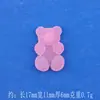 Listo de Fábrica Hecho Dropshipping Oso Artificial Gominola Resina Accesorios DIY Agujero Zapato Funda de Teléfono Móvil Material de Decoración