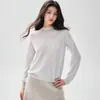 Elegancia suave estilo francés: Nueva colección 2026 de suéteres de cachemir para mujer de punto abierto, con estampado jacquard, de cuello semi-alto, versátiles y suaves