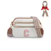En Stock Transfronterizo Más Vendido Moda Cuadros Europea y Americana Bolso de Hombro Antirrobo con Doble Cremallera, Bolso Cruzado, Bolso Pequeño Cuadrado de PU