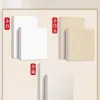 Papel Xuan Chino Engrosado Semi-Crudo en Forma de Abanico para Caligrafía para Principiantes, Tarjeta Dura Especializada para Estudiantes de Arte