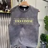 Chaleco Estilo Americano para Hombre, Marca de Verano de Moda, Camiseta Deportiva sin Mangas Holgada de Baloncesto, Chaleco Exterior para Fitness de Hombre