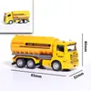 Juguetes de Autos de Aleación para Niños Vehículos de Ingeniería Metálicos Excavadoras Vehículos de Saneamiento Urbano y Tráfico Modelo de Coche Adornos Regalos