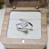 Anel de Pérola Natural de Alta Qualidade Dan Tao Jewelry com Design de Várias Contas Banhado a Ouro, Tamanho Ajustável, Atacado, Pérola Branca Princesa Fugitiva