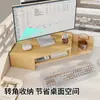 Soporte Elevador para Monitor de Computadora de Esquina, Bandeja para Teclado, Trípode de Escritorio, Almacenamiento Multinivel