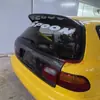 Adecuado para 1992-1995 Old Honda Civic de 2 Puertas Eg6 Ala Trasera Modificada Ala de Techo Spoon Sports Ala Fija de Viento