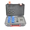 Conjunto de brocas finas para abrir furos, brocas para perfurar furos em painéis de madeira, painéis elétricos e chapas metálicas finas, com haste de conexão e broca de posicionamento