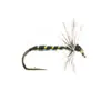 Nuevo señuelo de micro mosca con segmento abdominal biónico similar a una pluma para pesca, anzuelo de mosca flotante para trucha, pescado blanco y peces de arroyo