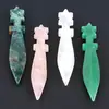 Cristal Natural Bruto Pedras Brutas Escultura e Polimento de Vários Materiais Adaga de Cristal Enfeites de Decoração para Casa Fabricante Lote
