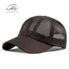 Gorra de Béisbol de Malla Hueca para Primavera y Verano para Hombres, Gorra de Béisbol Simple Lisa de Moda Estilo Coreano para Mujeres, Gorra de Sol con Protección Solar Moderna