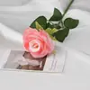 Flor Artificial Rosa Búlgara, Tallo Individual de Flor de Seda, Decoración de Boda, Decoración Transfronteriza, Al Por Mayor en Stock