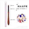 Nuevo juego de arte de uñas con varilla de sándalo marrón de estilo japonés, bolígrafo de dibujo de color, bolígrafo de encaje, bolígrafo de tinte degradado, bolígrafo de fototerapia