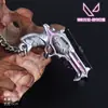 Puesto de Año Nuevo Artículos Pequeños 8 cm Mini Morado Dorado Frenesí Garra Cuchillo Arma Arma de Atrezo Modelo de Aleación Llavero Venta al por Mayor