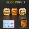 Cuentas de Cristal de Forma Irregular Natural Ágata Roja Cristal Piramidal Amarillo Cuentas Facetadas Accesorios para Pulsera de Cuentas DIY