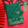 Caja de Regalo Set de Tendencia Nacional de Negocios Estilo Chino con Logo Imprimible Cuaderno A5 Engrosado