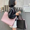 Bolsa de embalaje para tienda de ropa, bolsa de embalaje portátil para compras, bolsa de regalo no tejida para mujer, logotipo imprimible