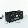 Caja de Almacenamiento para Cuchillos y Tenedores de Cocina, Organizador de Cubiertos de Madera para el Hogar con Múltiples Compartimentos, Caja Rectangular de Madera para Guardar Cucharas Soperas y Espátulas