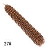 Extensión de cabello con dedos de 18 pulgadas para mujer africana con trenza sucia y pasión, peluca de fibra química con trenza sucia y gancho de mano, comercio exterior