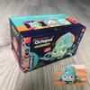 Juguetes luminosos de sonido y luz eléctricos transfronterizos cangrejo de inducción automática cangrejo rastrero recargable juguetes educativos para niños