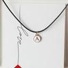Diy26 Collar con Colgante de Letra Inglesa Estudiante Femenina Pareja Coreana Novia Enviar Novio Cadena Clavícula Cadena de Cuello